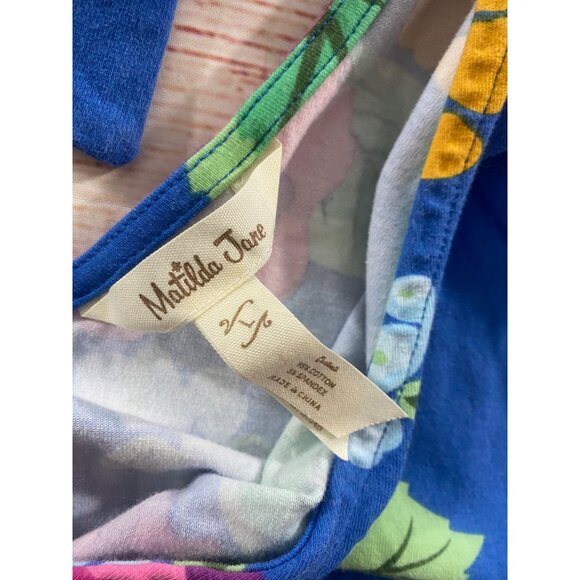 Matilda Jane Women's Blue Flordal Dream Weaver Maxi Dress - Large - Picture 7 of 10